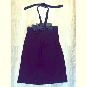 Black strapless Sac Dress